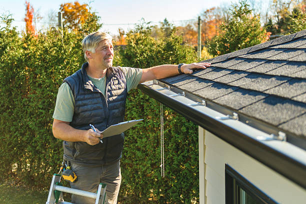 Professional Flat Roof Repair technician working in Roberta, GA